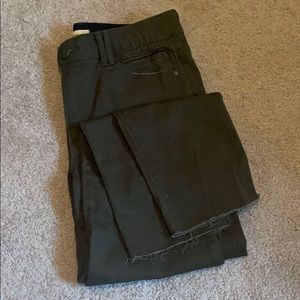 Democracy brand olive green skinny jeans